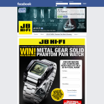 Win an ultra rare Metal Gear Solid Phantom Pain Watch!