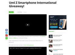 Win an UMi Z Smartphone!