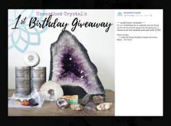 Win an 'Unearthed Crystals' prize pack, valued at over $1,000!