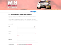 Win an unforgettable 'Bathurst 1000' weekend!