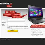 Win an X1 Carbon Ultrabook for you & a friend!