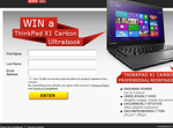 Win an X1 Carbon Ultrabook for you & a friend!