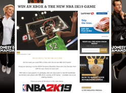 Win an Xbox and the New NBA 2K19 Game