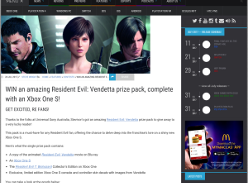Win an Xbox One S & Resident Evil: Vendetta Bundle