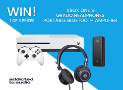 Win an Xbox One S or Grado Sr80x Headphones or FiiO BTR5 Portable High-Fidelity Bluetooth Amplifier