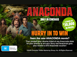 Win 1 of 10 Anaconda Prize Packs - Anaconda