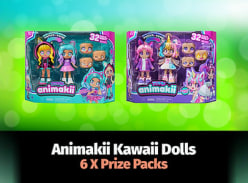 Win 1 of 6 Animakii Kawaii Doll Prizes