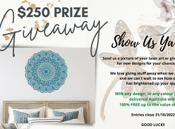 Win ANY DESIGN up to a value of $250!!!!