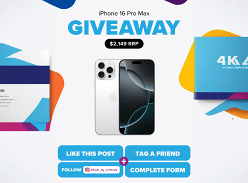 Win an Apple Iphone 16 Pro Max 256gb
