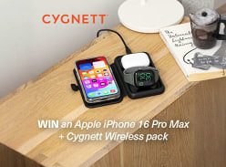 Win an Apple Iphone 16 Pro Max and Cygnett Wireless