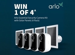 Win 1 of 4 Arlo Security Packs