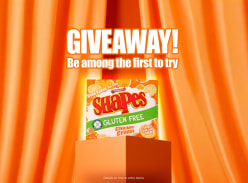 Win 1 of 5 Arnott's Gluten Free Shapes Chicken Crimpy