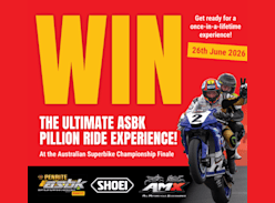 Win an Ultimate ASBK Pillion Ride Experience - Australian Superbike Championship