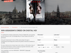 Win 'Assassin's Creed' on Digital HD!