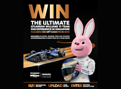 Win an Atlassian Williams F1 Team Fan Zone Experience in Singapore - Duracell