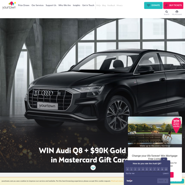 Win Audi Q8 + $90K Gold + $3K In Mastercard Gift Cards