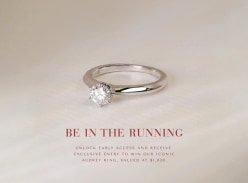 Win an Audrey 14K White Gold & Moissanite Ring - Moi Moi Fine Jewellery