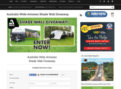 Win Australia Wide Annexes Shade Wall