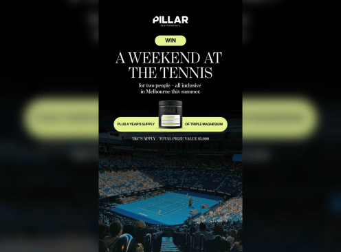 Win an Australian Open Tennis Experience - PILLAR Performance