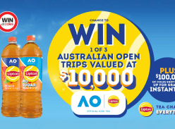 Win 1 of 3 Australian Open Tennis Trips - Coles/Lipton Iced Tea