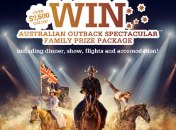Win an Australian Outback Spectacular Family Prize Package