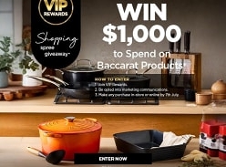 Win 1 of 3 $1K Baccarat Shopping Sprees