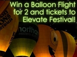 Win a Ballon Flight for 2 & Tickets to Elevate Festival