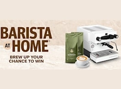 Win a Barista Style Coffee Machine & Coffee Beans