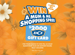 Win a $2K BCF Gift Card