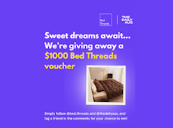 Win a $1K Bed Threads Voucher
