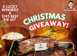 Win 1 of 5 $195 Beef Rib Sets