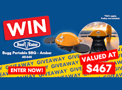 Win a Beefeater Bugg Portable BBQ in Amber - Betta