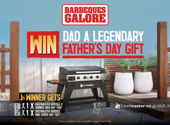 Win a Beefmaster Griddle 4 Burner BBQ & BBQ Cover