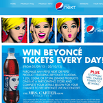 Win Beyonce tickets everyday!