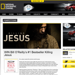 Win Bill O'Reilly's #1 Bestseller Killing Jesus - National GeographicChannel