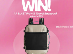 Win a Blast Pro 40L Travel Backpack - Mums Lounge