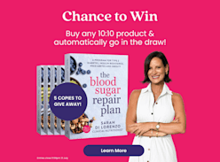 Win 1 of 5 the Blood Sugar Repair Plan Books - Sarah Di Lorenzo