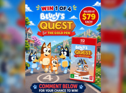 Win a copy of Blueys Quest for the Gold Pen on Nintendo Switch - Mum Central