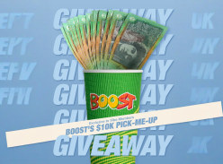 Win Boost's $10K Pick-Me-up