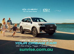 Win a Chery Tiggo 7 Super Hybrid Urban Car