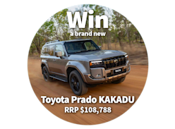 Win a Brand New Toyota Landcruiser Prado Kakadu