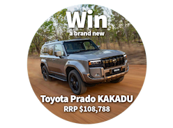 Win a Brand New Toyota Landcruiser Prado Kakadu