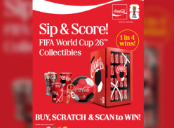 Win 1 of 350 Branded Bar Fridges & Other Instant Win Prizes - Coca-Cola Europacific Partners