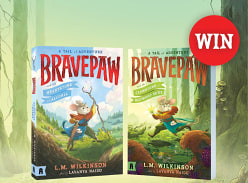 Win 1 of 5 copies of Bravepaw #2: Bravepaw and the Clawstone of Rotwood Mire