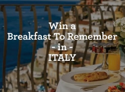 Win a Breakfast to Remember in Italy & 1 of 100 Secondary Prizes - Breville Australia