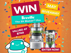 Win a Breville the 3X Bluicer Pro Blender
