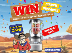 Win a Breville 3x Bluicer Pro Blender Juicer