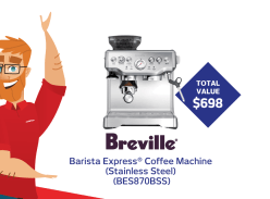 Win a Breville the Barista Express Coffee Machine