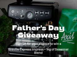 Win a Breville Express Impress & 1kg of Seasonal Blend