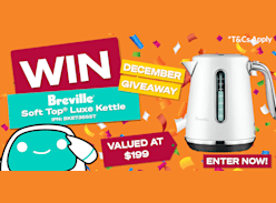 Win a Breville the Soft Top® Luxe Kettle